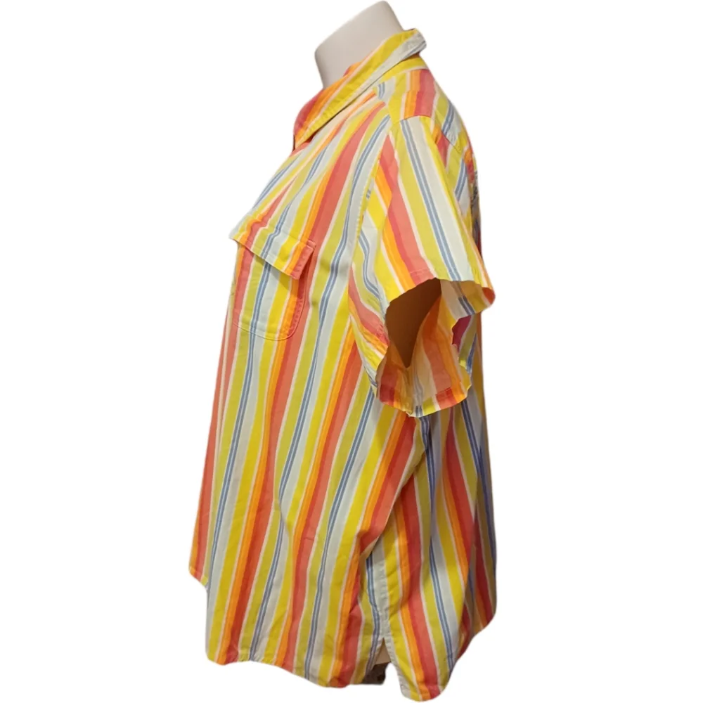Denim 24/7 Multicolored Shirt Jacket Size 4X - Picture 6 of 9